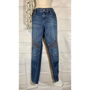 Allen B by Allen Schwartz Retro Jeans – Size 10, Zipper Ankles, Ribbed Legs